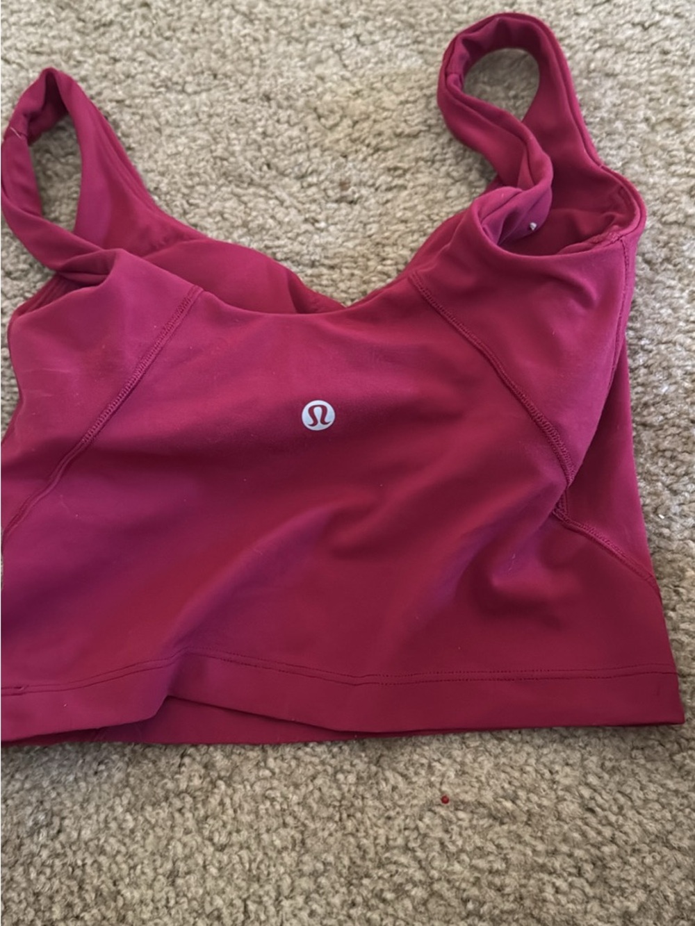 lululemon athletica Magenta Sports Bra Tank
